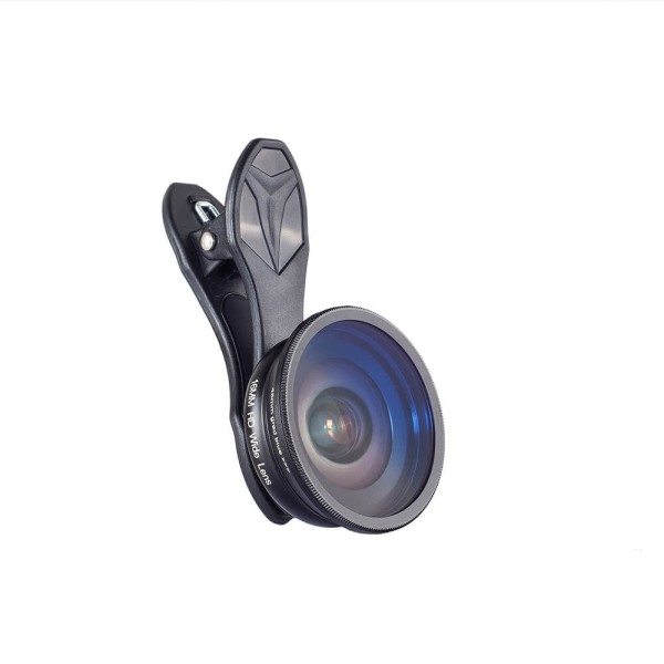Encontraproduto.com.br - Kit Lente Grande Angular + Lente Macro + Filtros para Celular Apexel