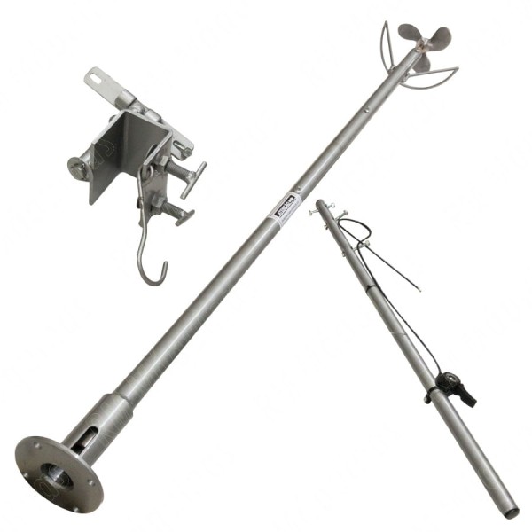 Encontraproduto.com.br - Rabeta Horizontal Curta 1,7m para Motor Popa 5,5/6,5/7HP