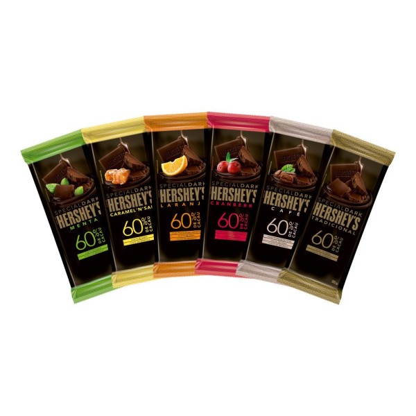 Encontraproduto.com.br - Kit  6 un. Barras Hersheys Special Dark 510g