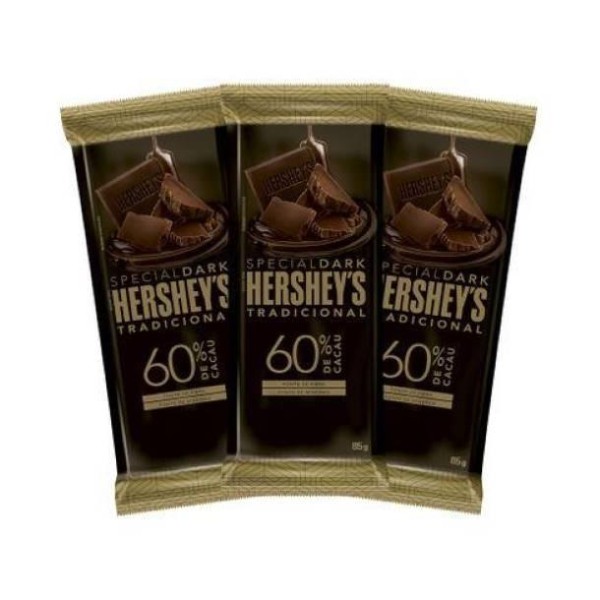 Encontraproduto.com.br - Kit 3 Barras Hersheys Special Dark Tradicional 85g