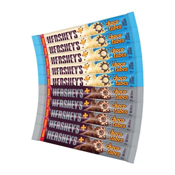 Encontraproduto.com.br - Kit 10 un. Hersheys CookiesnCreme e Ao leite