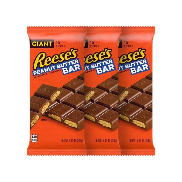 Encontraproduto.com.br - Kit 3 Un. Barras Ao Leite Recheada Reese´s 208G