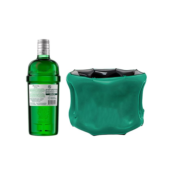 Encontraproduto.com.br - COMBO  GIN TANQUERAY LONDON DRY 750ML  + BALDE INFLÁVEL 4l
