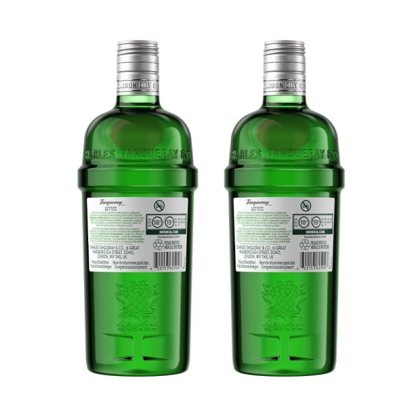Encontraproduto.com.br - Combo Gin Tanqueray London Dry 750Ml 2 Unidades
