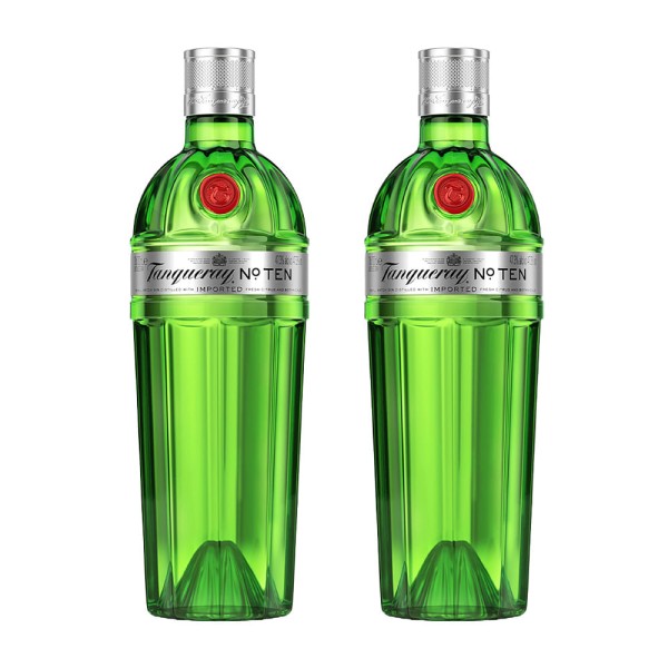 Encontraproduto.com.br - Combo Gin Tanqueray Nº Ten 750ml - 2 Unidades