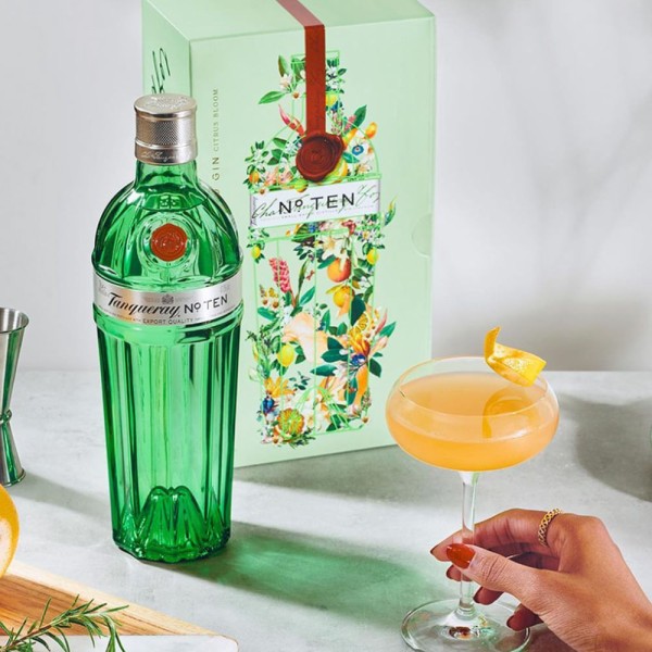 Encontraproduto.com.br - Combo Gin Tanqueray Nº Ten 750ml - 2 Unidades