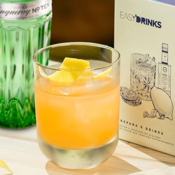 Encontraproduto.com.br - Kit Gin Tanqueray No Ten 750ml + Mistura Pronta Fitzgerald 300ml