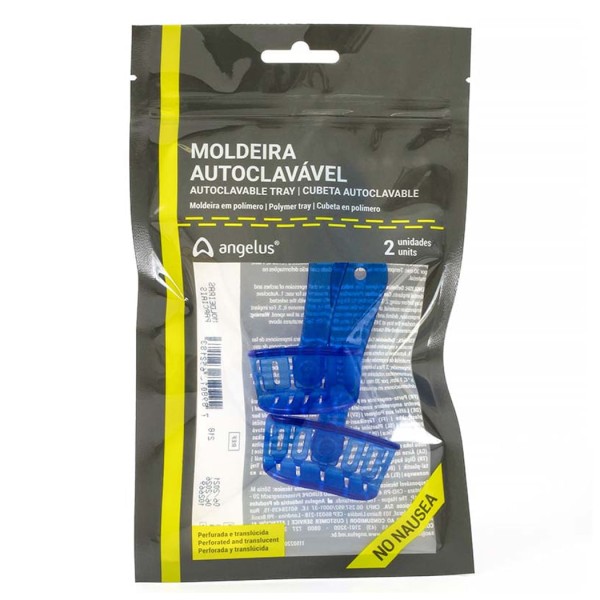 Moldeira Perfurada Parcial Autoclavável - Angelus