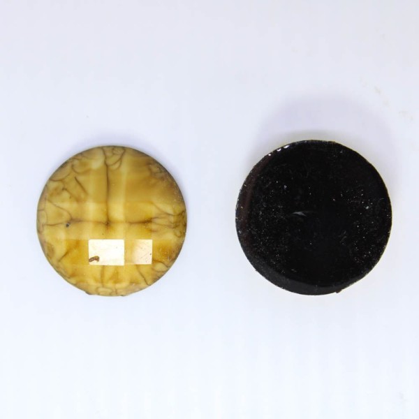 Encontraproduto.com.br - CHATON PARA COLAGEM REDONDO SEXTAVADO 20MM EM RESINA COM 250GR