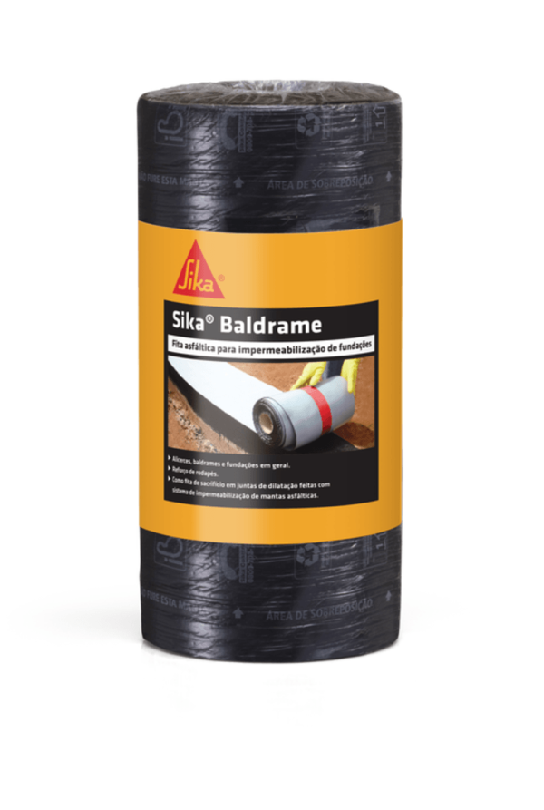 Encontraproduto.com.br - Baldrame Manta Alicerce Rolo 30cm x 10m - SIKA