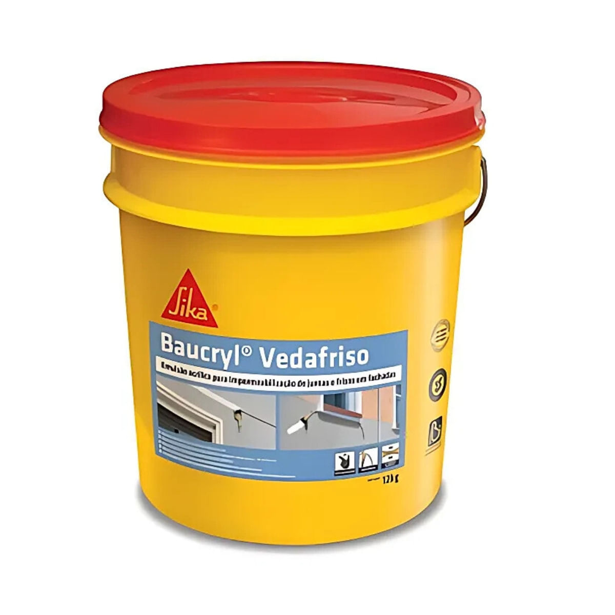 Baucryl Vedafriso Membrana Acrílica (Balde 12 KG) - QUIMICRYL