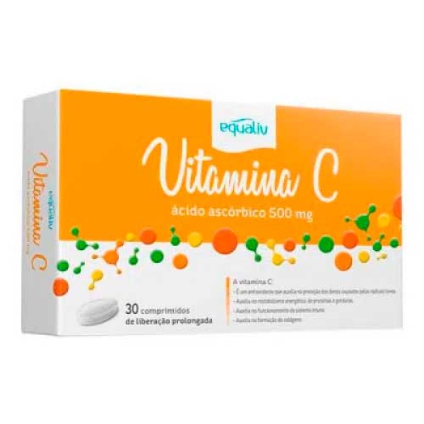 Encontraproduto.com.br - Vitamina C Equaliv 500mg 30 Comprimidos