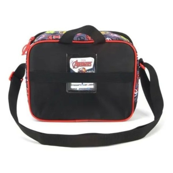 Encontraproduto.com.br - KIT MOCHILA COM RODINHA E LANCHEIRA AVENGERS - LUXCEL