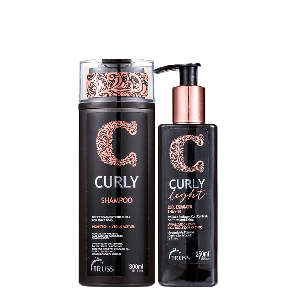 Kit Truss Curly - Shampoo 300 ml + Leave-in Truss Light 250 ml