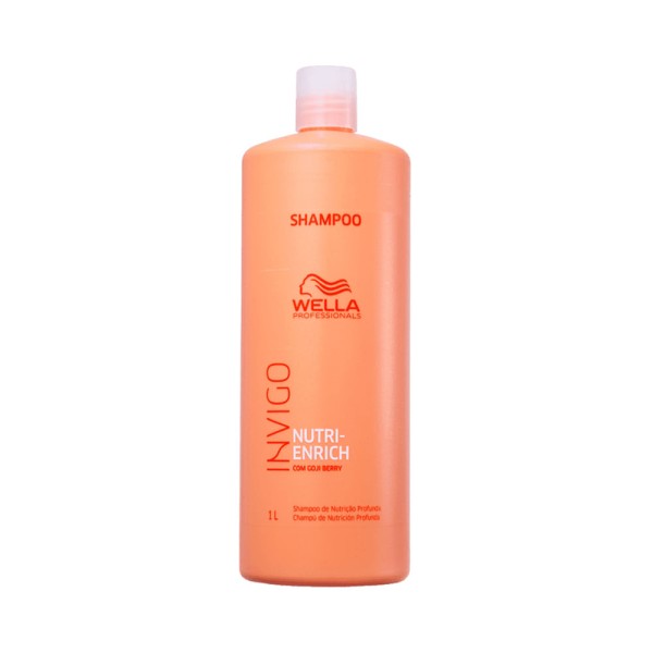 Encontraproduto.com.br - Kit Wella Professionals Invigo Nutri Enrich - Shampoo 1000 ml + Condicionador 1000 ml + Máscara 500 ml + Leave-in 150 ml