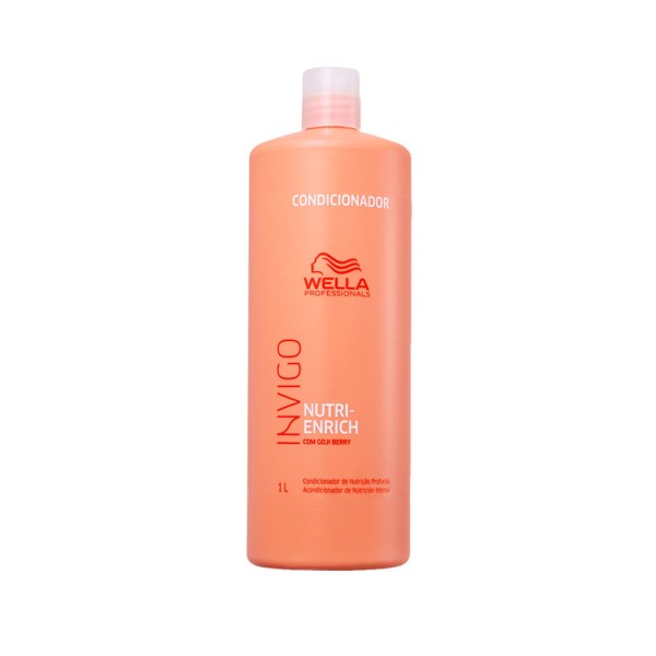 Encontraproduto.com.br - Kit Wella Professionals Invigo Nutri Enrich - Shampoo 1000 ml + Condicionador 1000 ml + Máscara 500 ml + Leave-in 150 ml