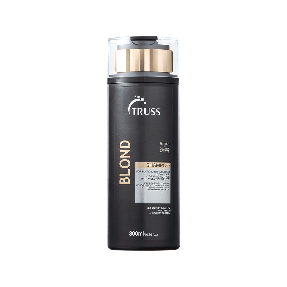 Encontraproduto.com.br - Kit Truss Blond - Shampoo 300 ml + Condicionador 300 ml + Tratamento de Reconstrução 260 ml + Máscara 180 g