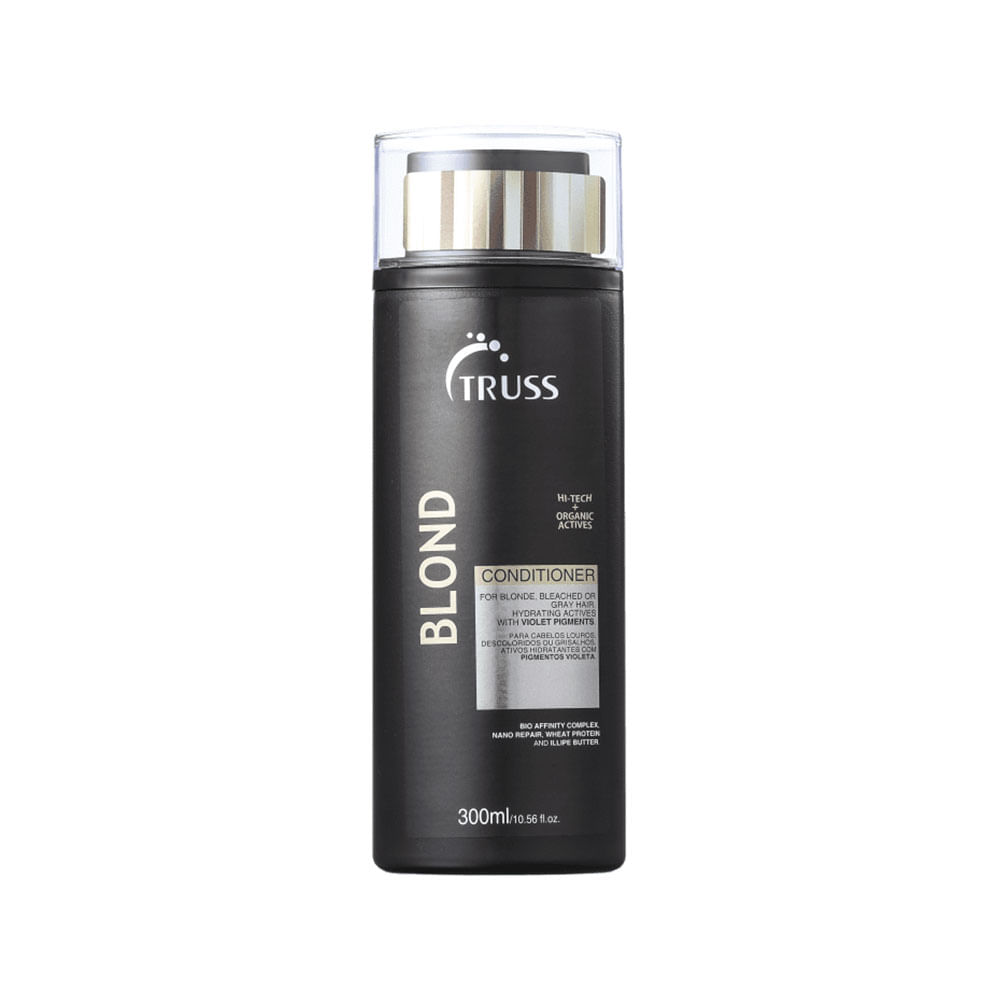 Encontraproduto.com.br - Kit Truss Blond - Shampoo 300 ml + Condicionador 300 ml + Tratamento de Reconstrução 260 ml + Máscara 180 g