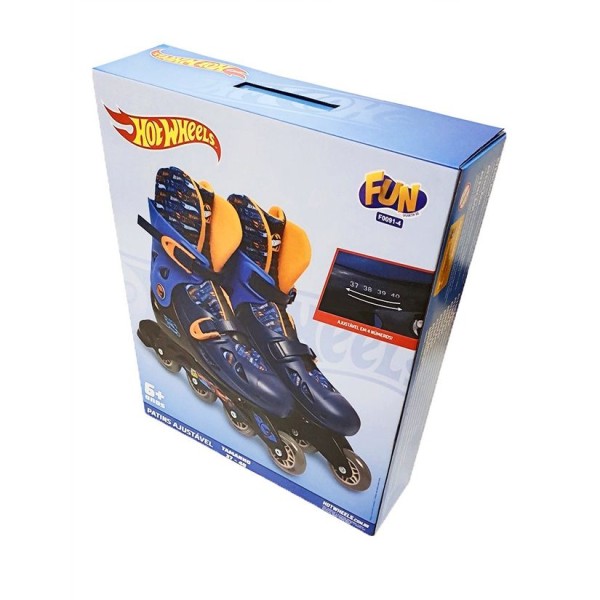 Encontraproduto.com.br - Patins - Hot Wheels - Ajustavel  G2 37 A 40 - Sem  Acessorios START
