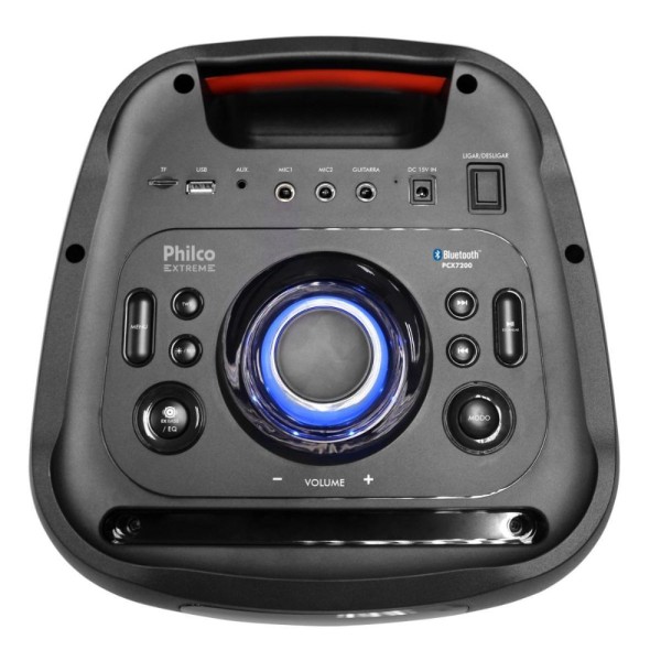 Encontraproduto.com.br - Caixa de Som Amplificada Philco PCX7200 1350W Bluetooth USB