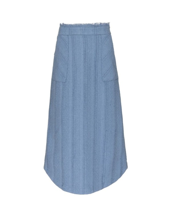 Encontraproduto.com.br - Saia Midi Tapajó - Azul