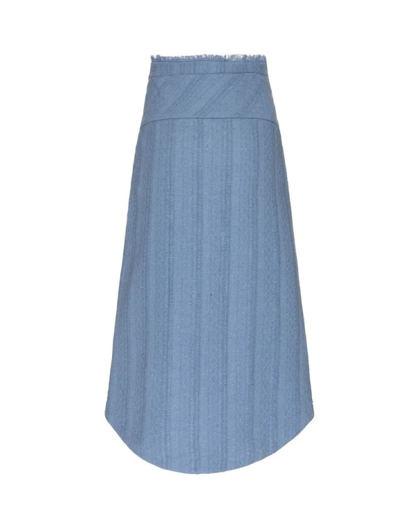 Encontraproduto.com.br - Saia Midi Tapajó - Azul
