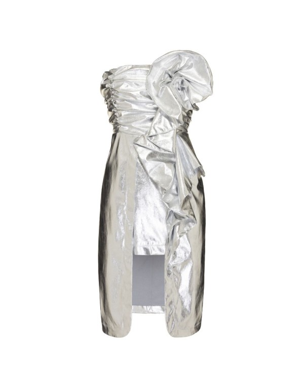 Vestido Flor Platinum - Prata