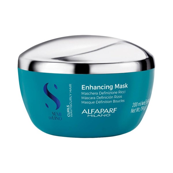 Encontraproduto.com.br - Kit Alfaparf Milano Professional Semi Di Lino Curls - Shampoo 250 ml + Condicionador 200 ml + Máscara 200 ml + Óleo 100 ml