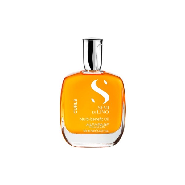 Encontraproduto.com.br - Kit Alfaparf Milano Professional Semi Di Lino Curls - Shampoo 1000 ml + Óleo 100 ml