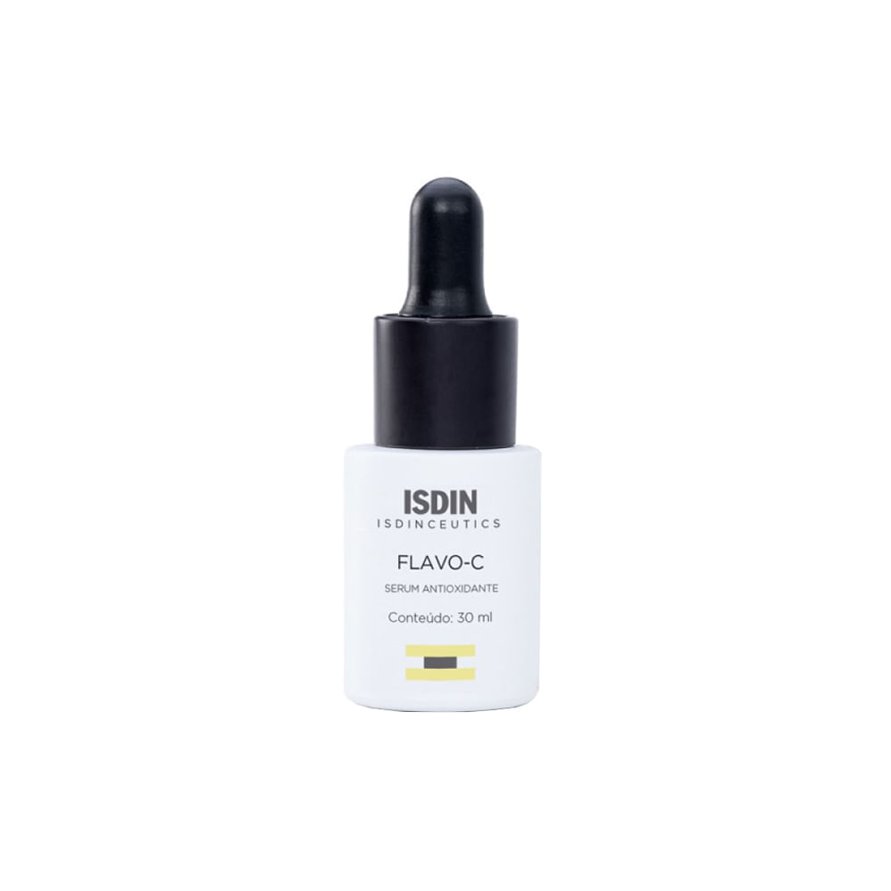 Encontraproduto.com.br - Kit Isdin Facial - Sérum Antioxidante e Antiaging com Vitamina C 30 ml + Creme Antiolheiras para os Olhos com Óxido de Vitamina K 15 g
