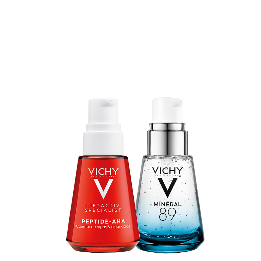 Kit Vichy Facial - Sérum Anti+Idade 30 ml + Sérum de Hidratação 30 ml