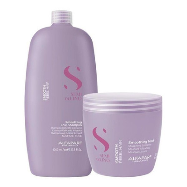 Encontraproduto.com.br - Kit Alfaparf Sdl Smooth Smoothing - Sh 1000ml+máscara 500ml