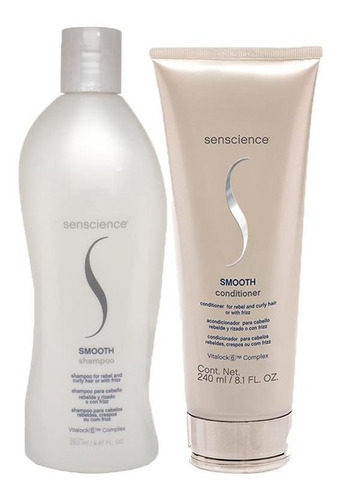 Kit Senscience Smooth Shampoo 280ml e Condicionador 240ml