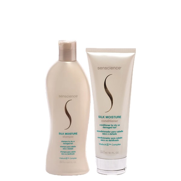 Encontraproduto.com.br - Kit Senscience Silk Moisture - Shampoo 280 ml + Condicionador 240 ml