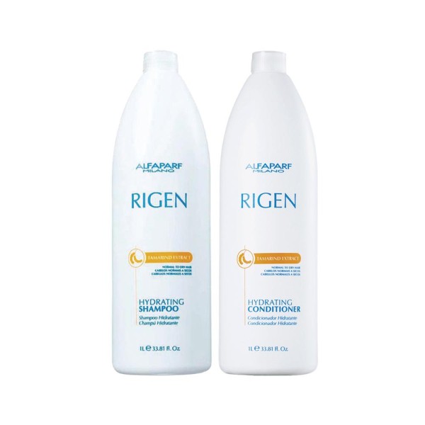Encontraproduto.com.br - Kit Alfaparf Rigen Hydrating - Sh 1000ml + Cond 1000ml