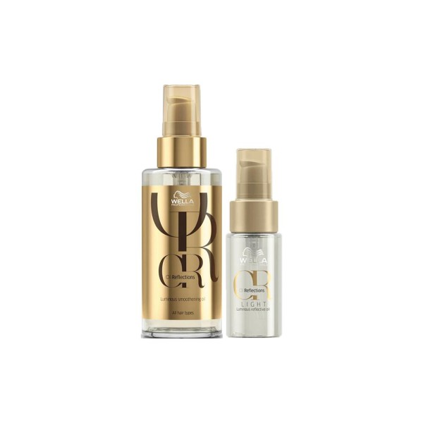 Encontraproduto.com.br - Kit Wella Professionals Oil Reflections - Óleo Light 30 ml + Óleo 100 ml