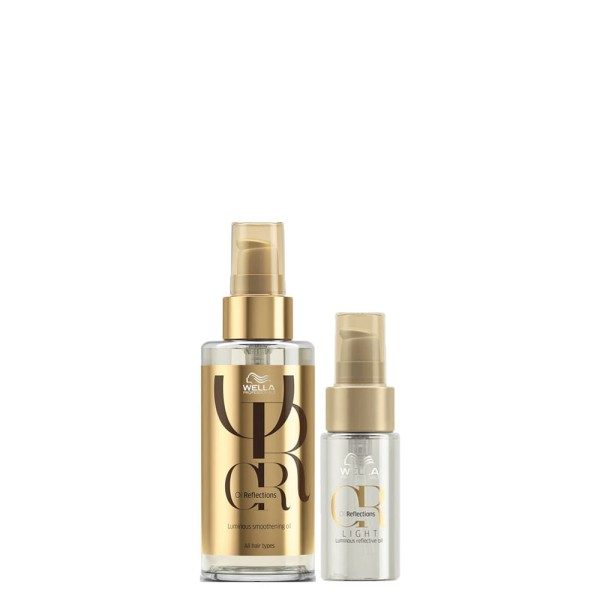 Encontraproduto.com.br - Kit Wella Professionals Oil Reflections - Óleo Light 30 ml + Óleo 100 ml