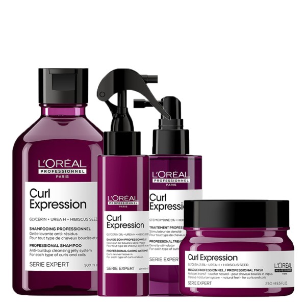 Encontraproduto.com.br - Kit LOreál Professionnel Serie Expert Curl Expression Home Care com Leave-in 190 ml + 3 Produtos