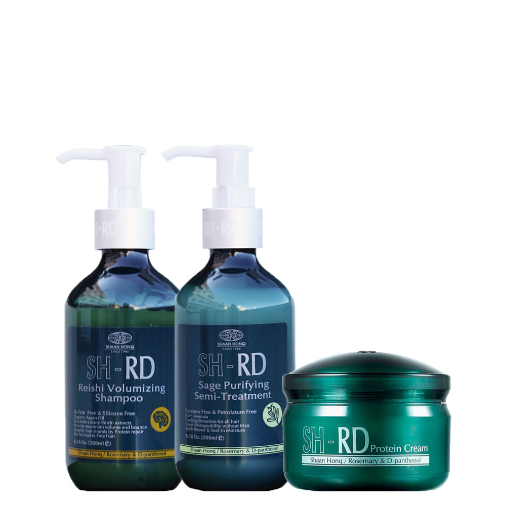 Kit N.P.P.E SH-RD Reishi Volumizing - Shampoo 200 ml + Condicionador  200 ml + Leave-in 10 ml