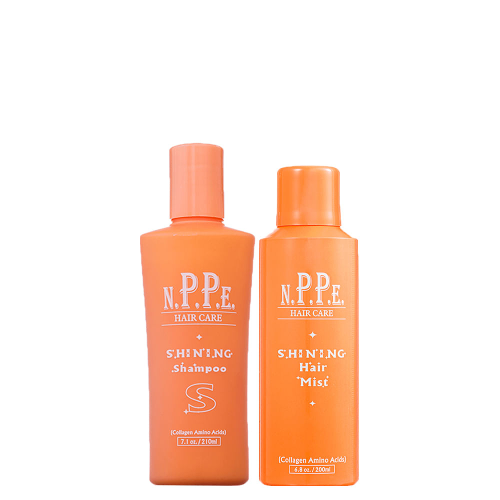 Kit N.P.P.E Shining - Shampoo 210 ml + Spray 200 ml