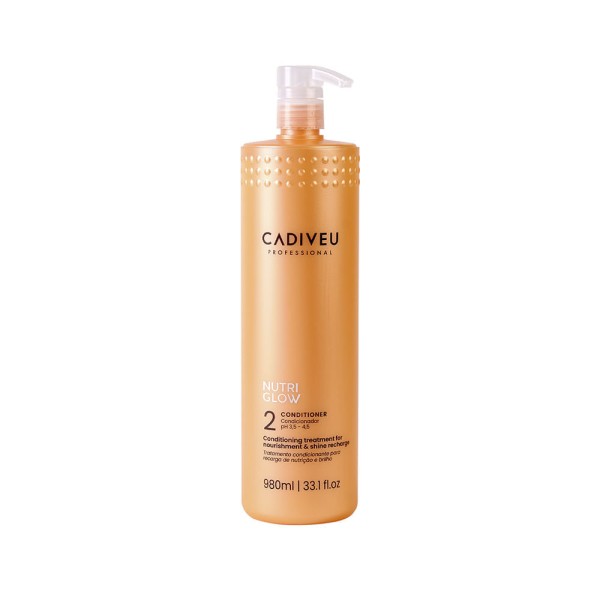 Encontraproduto.com.br - Kit Cadiveu Nutri Glow - Shampoo 980 ml + Condicionador  980 ml + Máscara de Nutrição  980 ml
