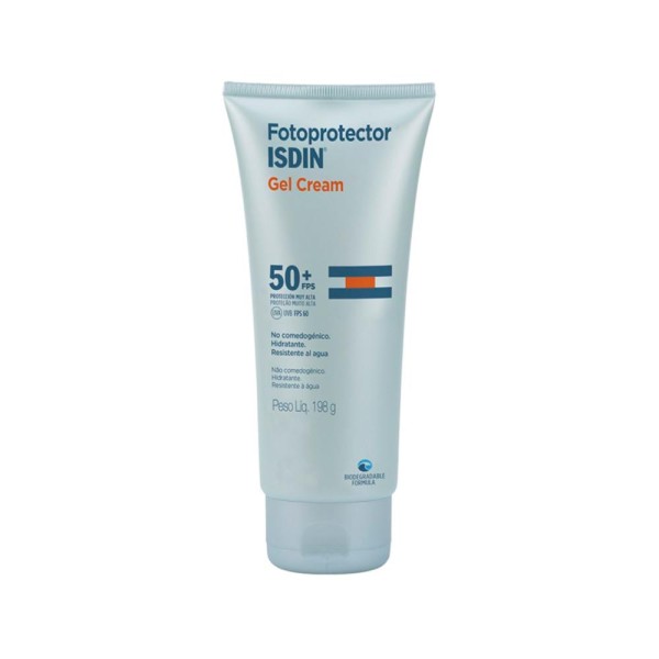 Encontraproduto.com.br - Kit Isdin - Protetor Solar Facial com Cor FPS 50 Clara 50 ml + Protetor Solar Corporal FPS 50+ 198 g