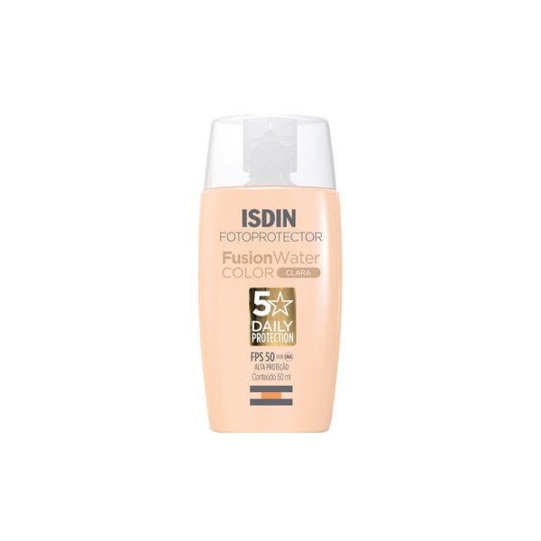 Encontraproduto.com.br - Kit Isdin - Protetor Solar Facial com Cor FPS 50 Clara 50 ml + Protetor Solar Corporal FPS 50+ 198 g