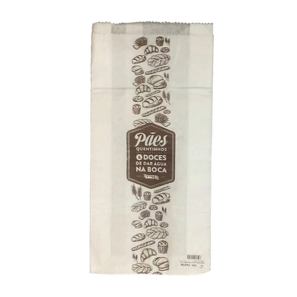 Saco Papel Kraft Br Impre 1Kg C/500 2 Paes