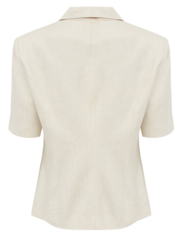 Encontraproduto.com.br - Blazer Linho Lírio - Off White