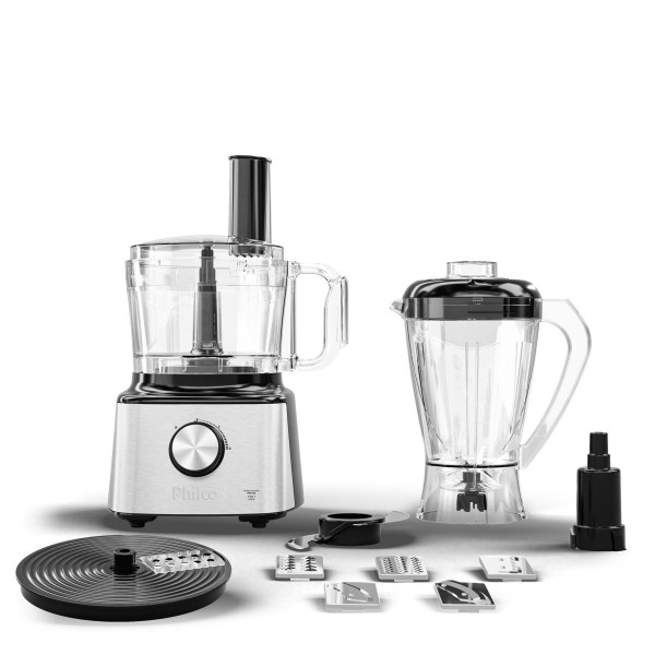 Encontraproduto.com.br - Multiprocessador 5 Funções 2 Velocidades 1000W Philco PMP10A Preto