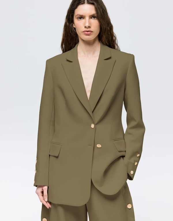 Blazer Ml Alfaiataria Twill - Verde