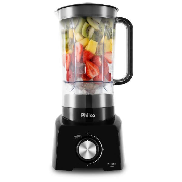 Liquidificador Philco PLQ11A 1050W 4 Velocidades Preto