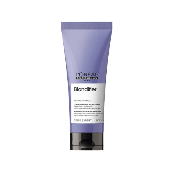 Encontraproduto.com.br - Kit LOréal Professionnel Serie Expert Blondifier- Shampoo Gloss 300 ml + Condicionador 200 ml + Óleo 90 ml