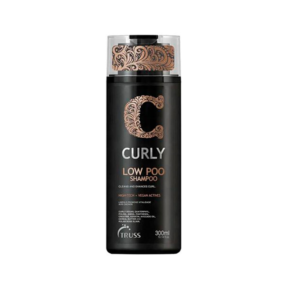 Encontraproduto.com.br - Kit Truss Curly - Shampoo Low Poo 300 ml + Leave-in Twist 650 ml